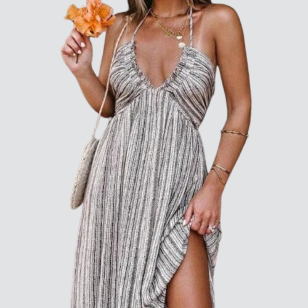 VESTIDO FEMININO EM CHIFFON