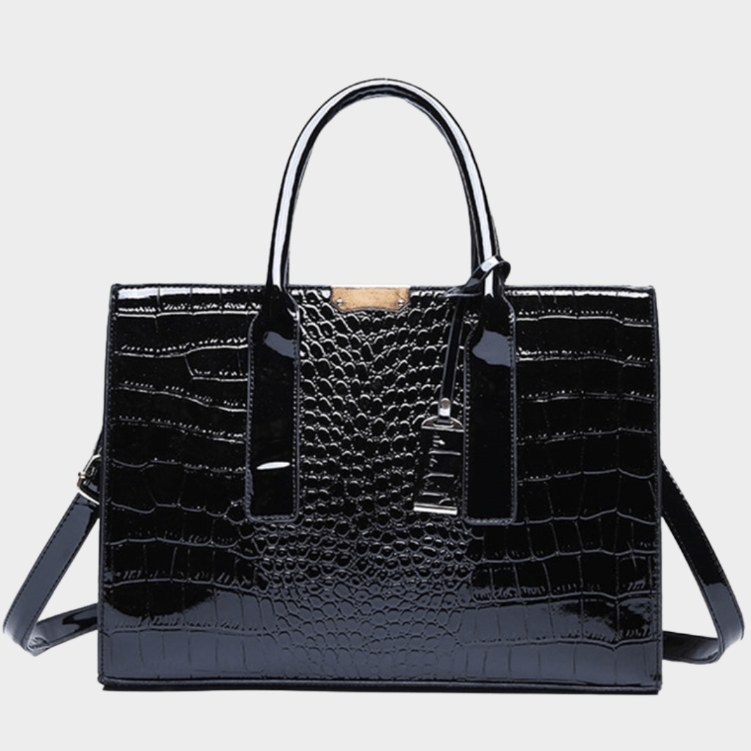 Bolsa Couro Shopping L'Essence du Glamour