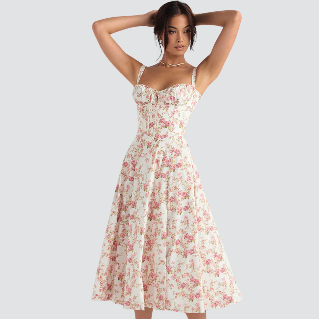 Vestido Midi Frescor Floral