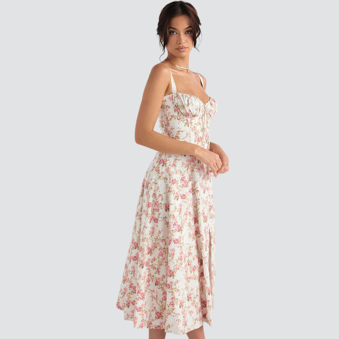 Vestido Midi Frescor Floral